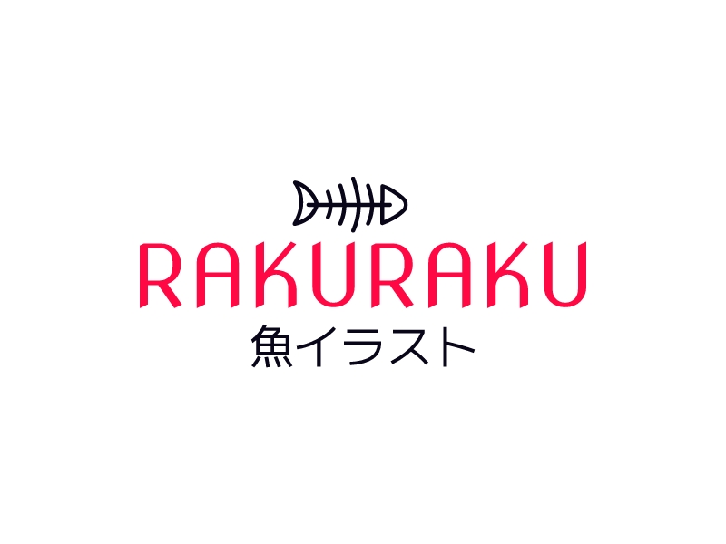 魚 イラスト logo design
