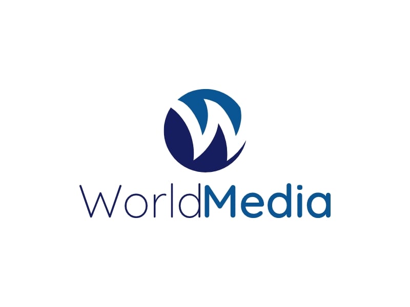 World Media logo design