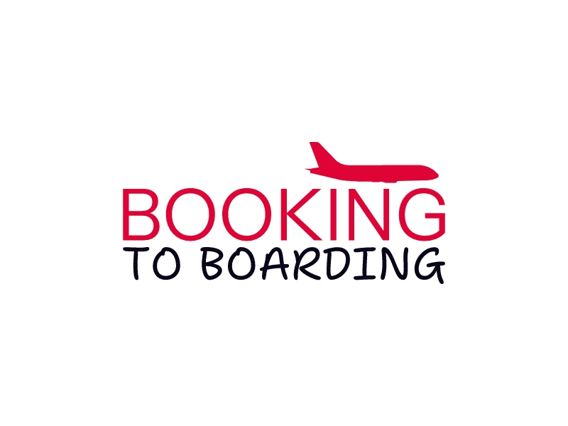 Booking to Boarding logo design