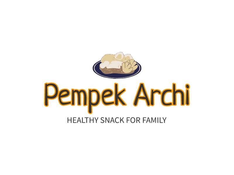 Pempek Archi logo design