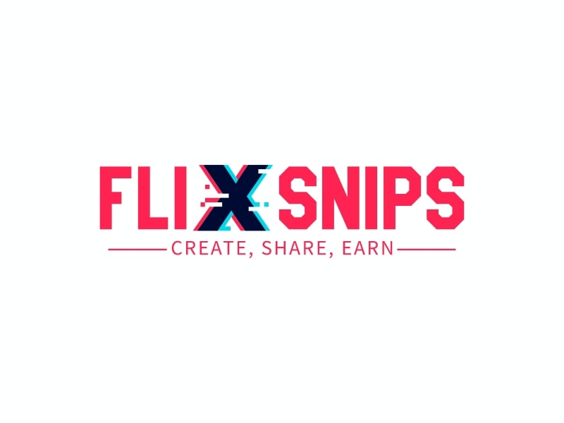 Flixsnips logo design