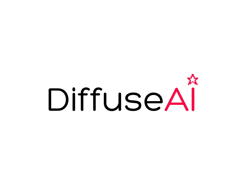 Diffuse AI logo design