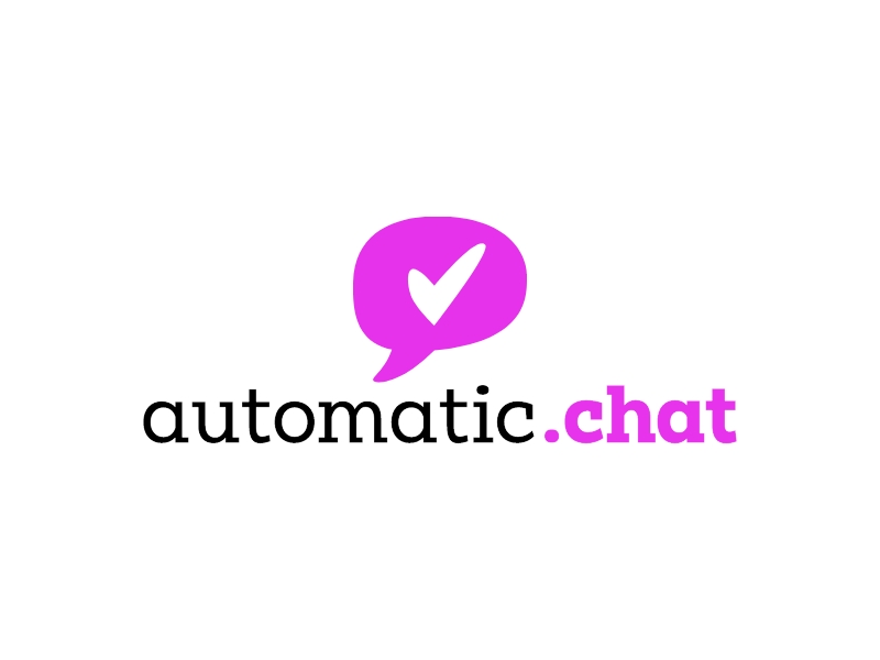 automatic .chat logo design