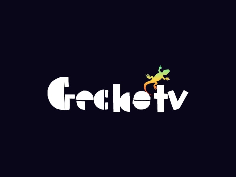 Gecko tv logo design