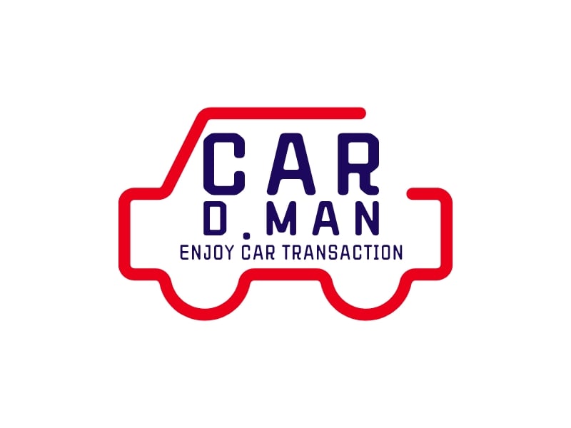 Car D.Man logo design