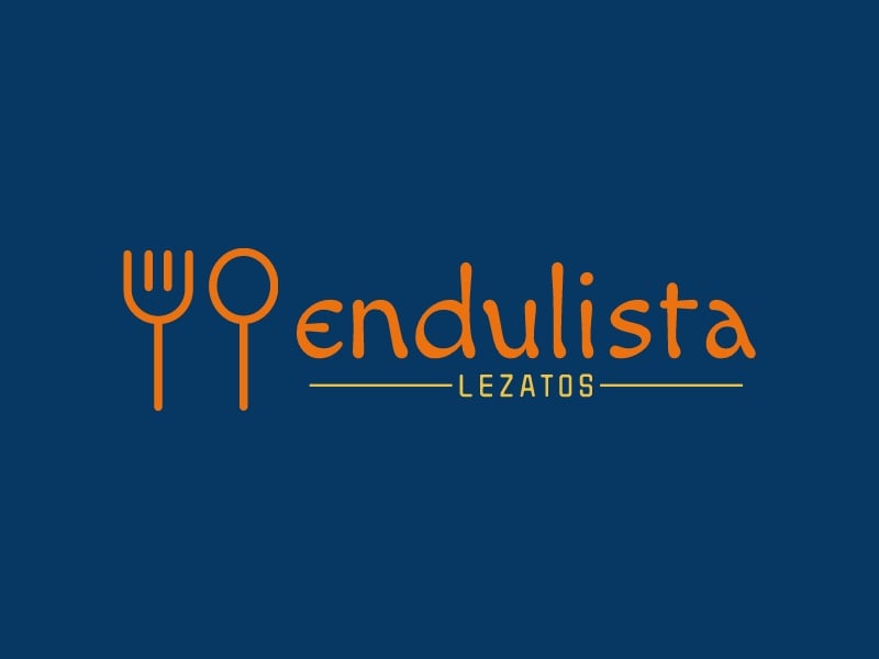 endulista logo design