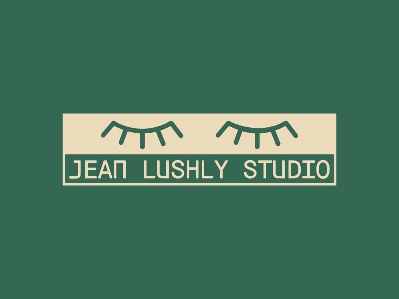 JEAN LUSHLY STUDIO logo design