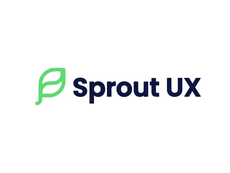 Sprout UX logo design