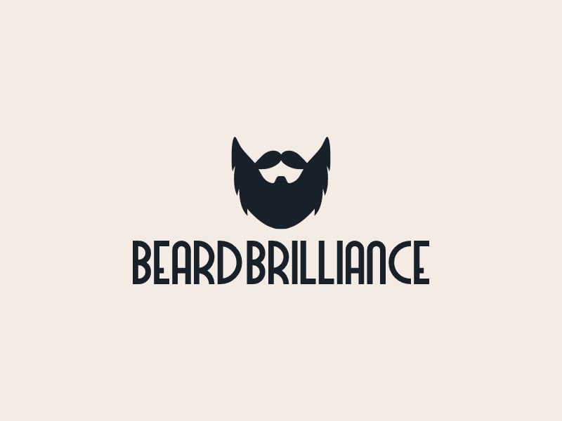 beard brilliance logo design