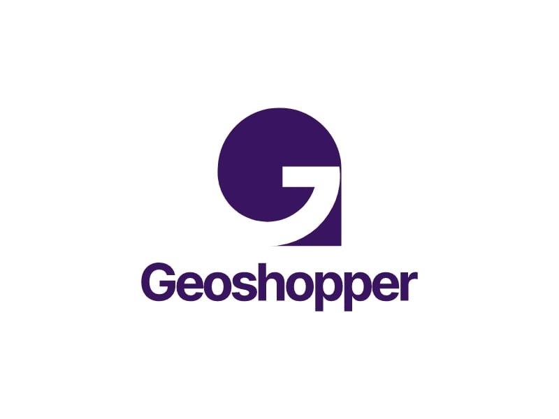 Geoshopper logo design