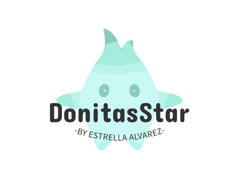 Donitas Star logo design