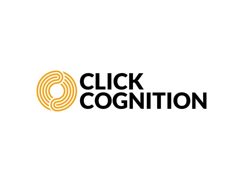 click cognition logo design