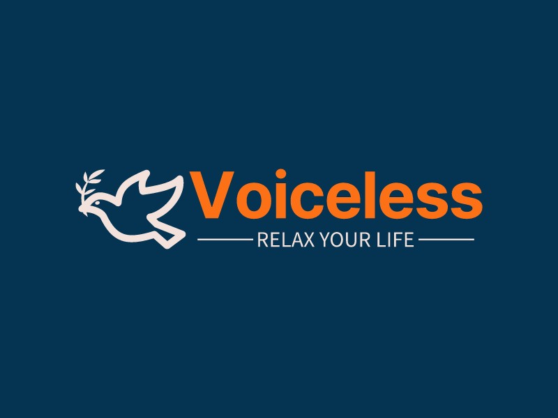 Voiceless logo design