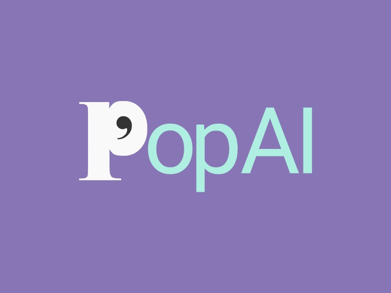 popAI logo design