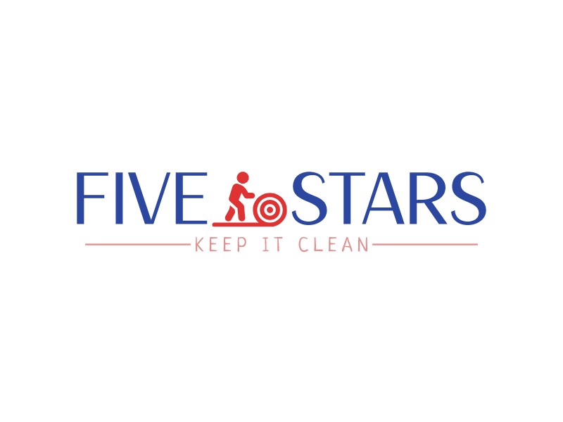 Five stars logo design