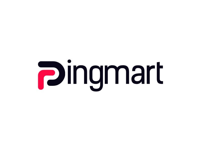 pingmart logo design
