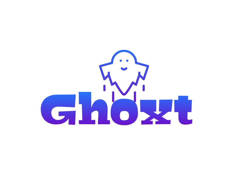 Ghoxt logo design