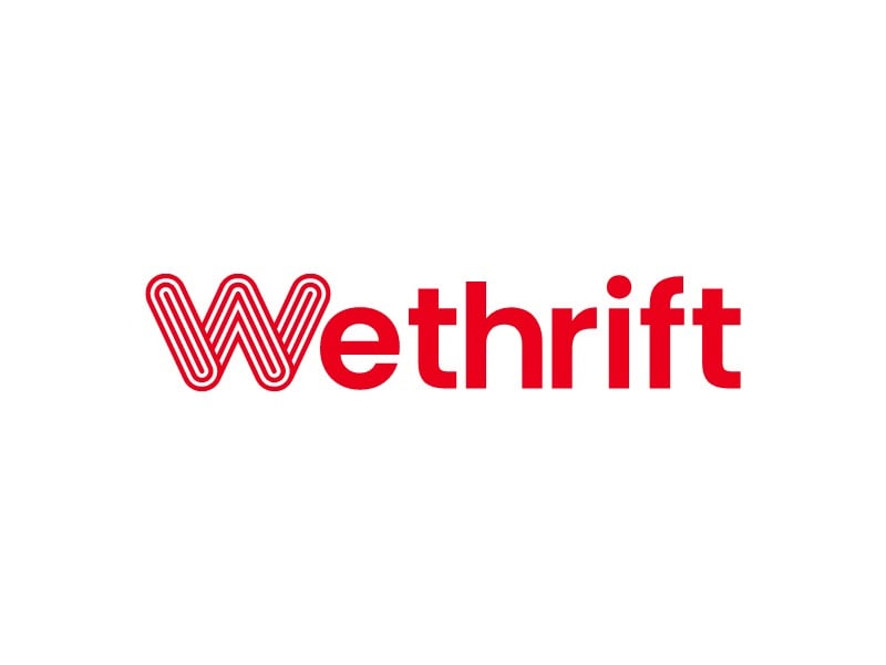 wethrift logo design
