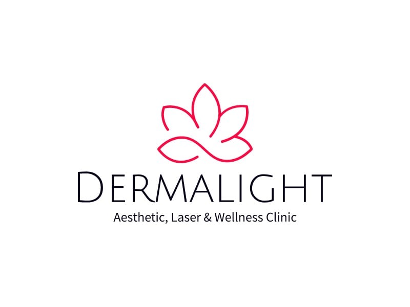 Dermalight logo design