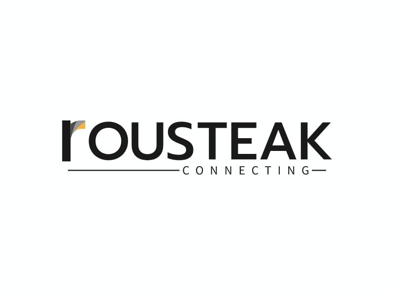 ROUSTEAK logo design
