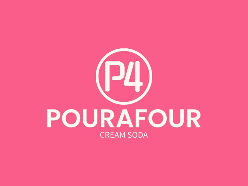 POURAFOUR logo design
