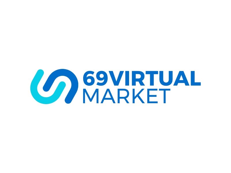 69Virtual Market logo design