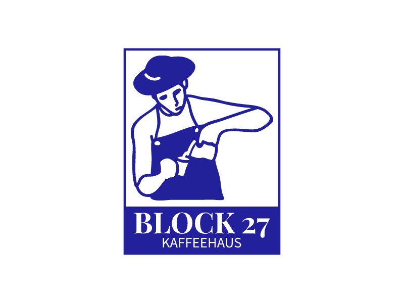 BLOCK 27 logo design