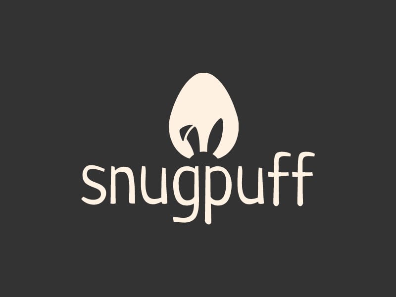 snugpuff logo design