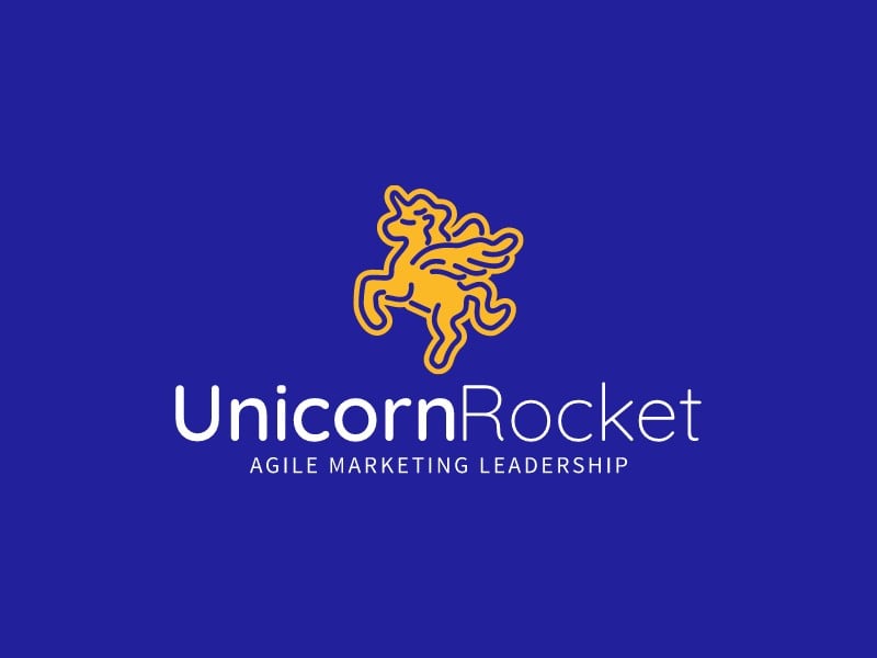 Unicorn Rocket logo design