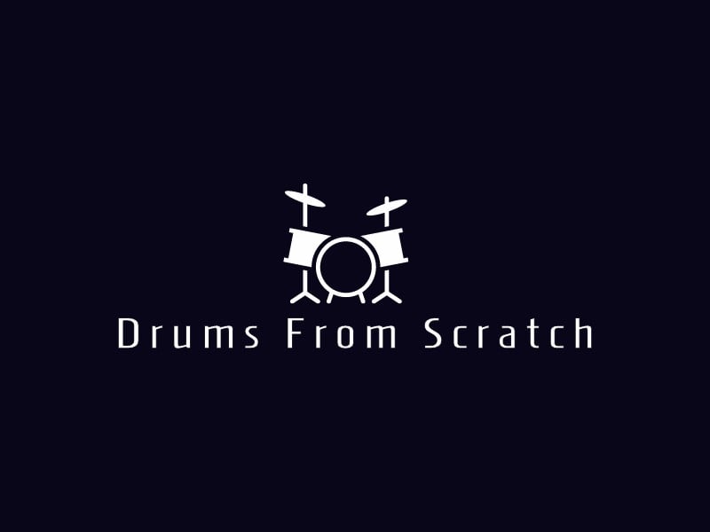Drums From Scratch logo design