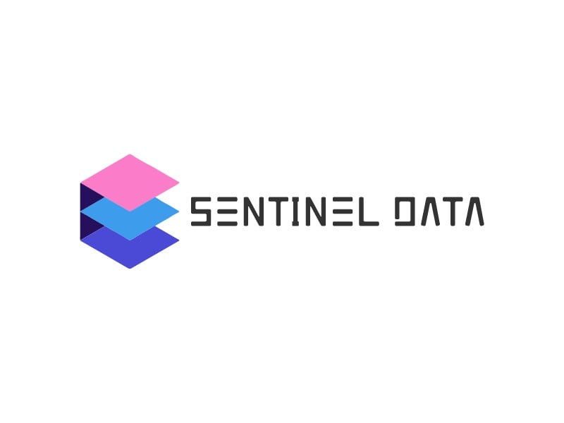 sentinel data logo design