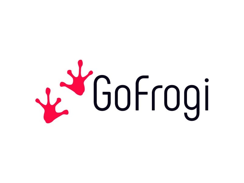GoFrogi logo design