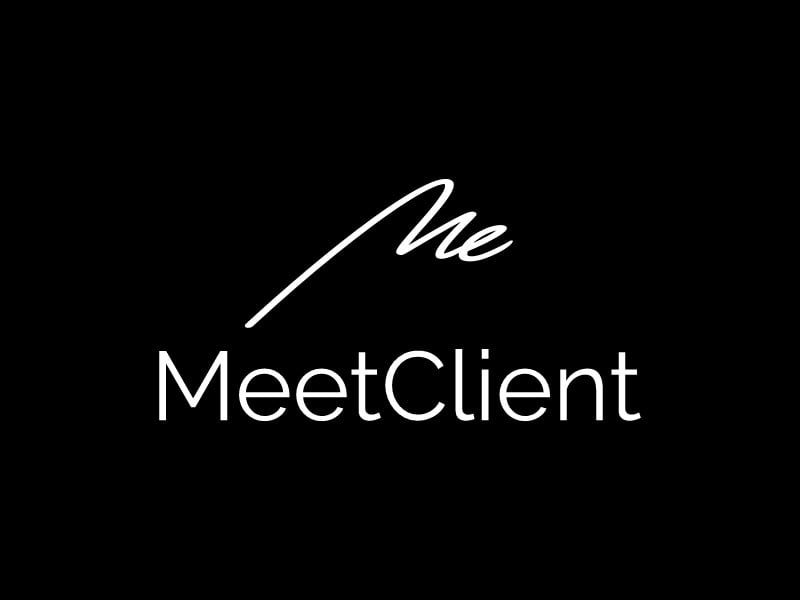 MeetClient logo design