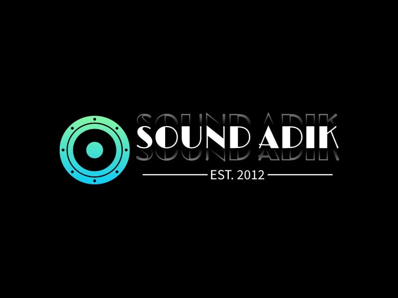 SOUND ADIK logo design