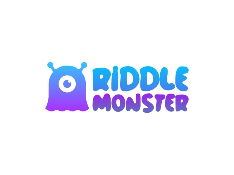Riddle Monster logo design