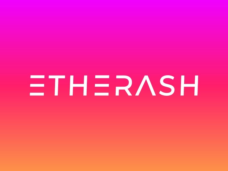 ETHERASH logo design