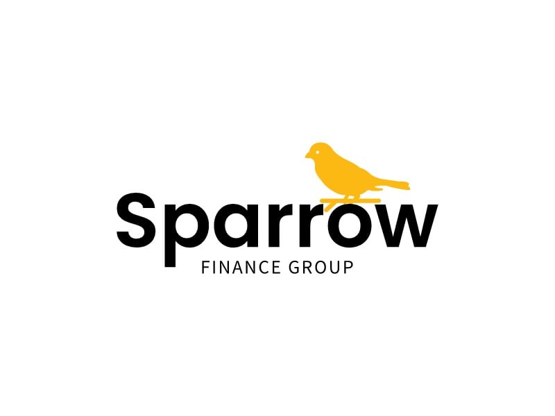 Sparrow Simple Mascot Logo Template | Design Shack