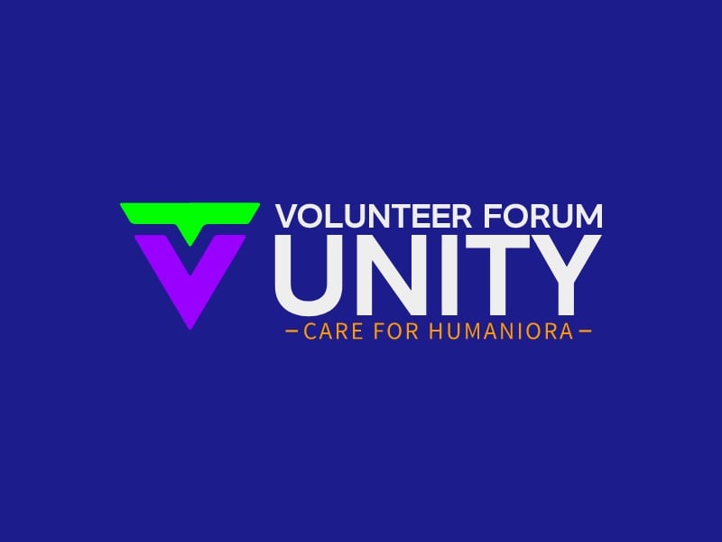Volunteer Forum UNITY logo design