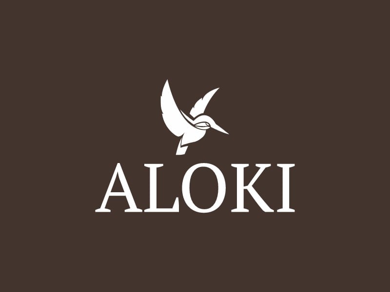 ALOKI logo design