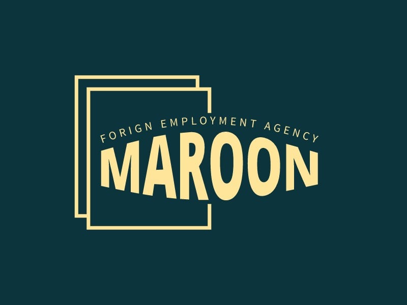 Maroon logo design