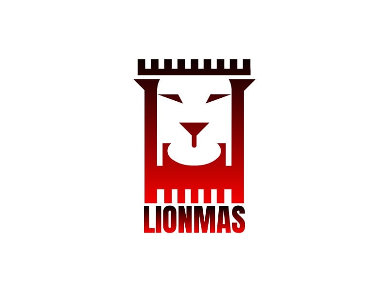 LIONMAS logo design