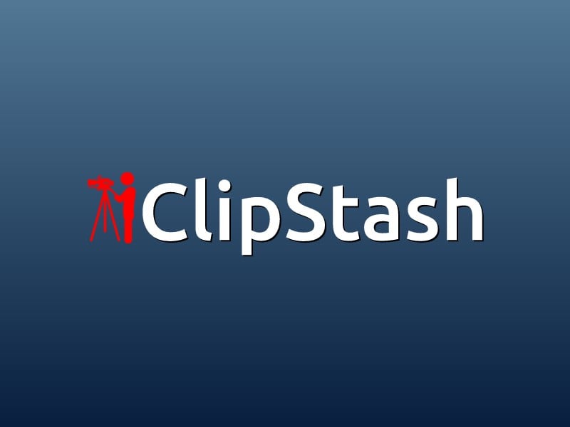 ClipStash logo design