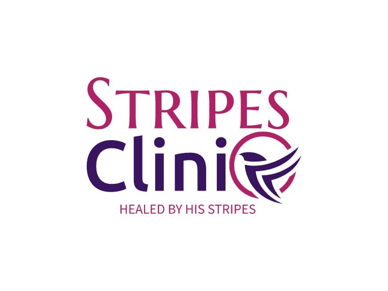Stripes Clini logo design