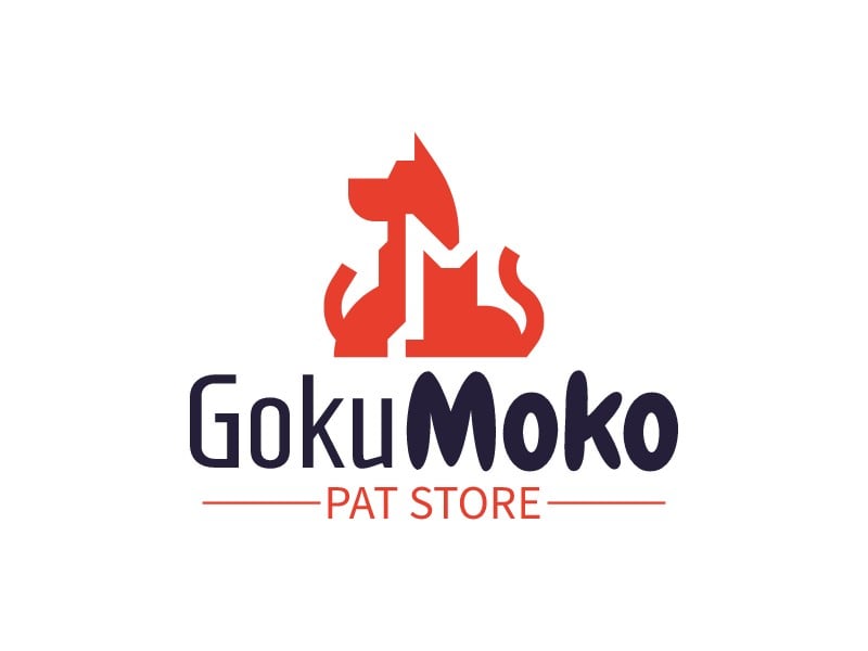 Goku Moko logo design