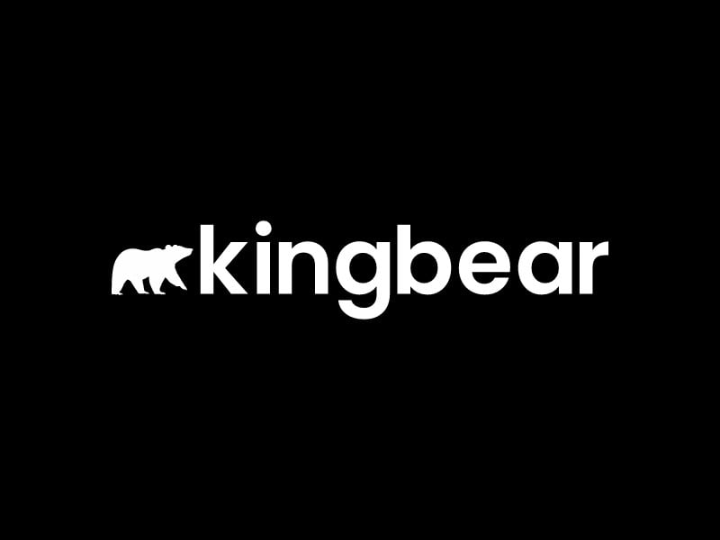 kingbear logo design