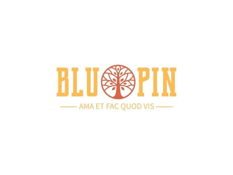 Blupin logo design