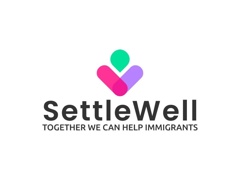 Settle Well logo design