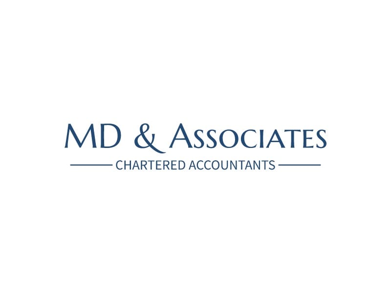 MD & Associates logo design