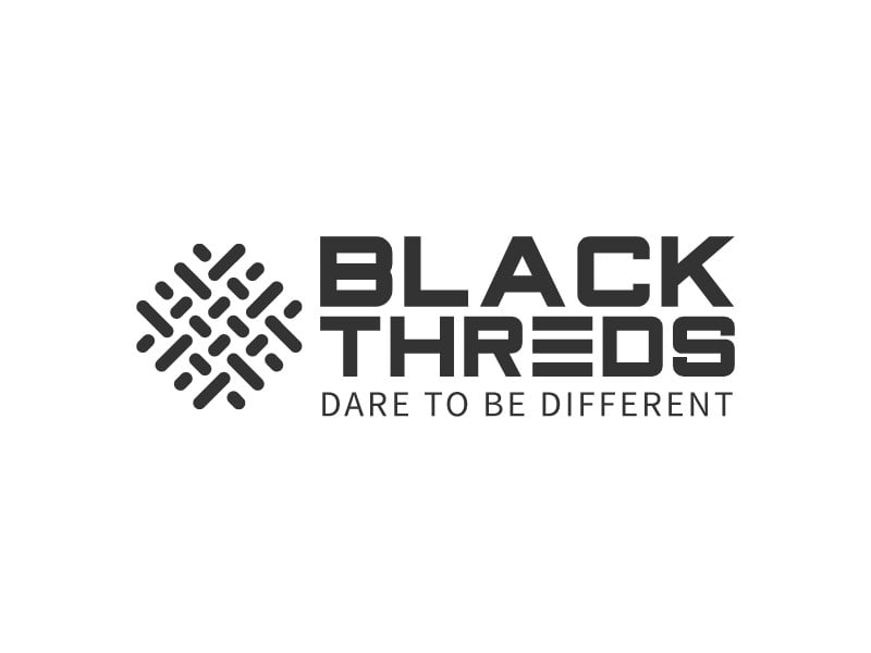 Black Threds logo design