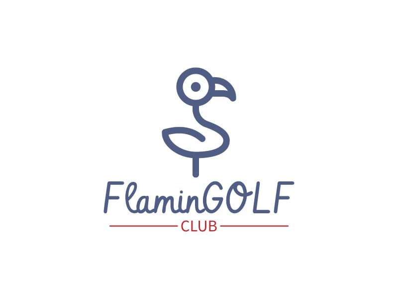 FlaminGOLF logo design